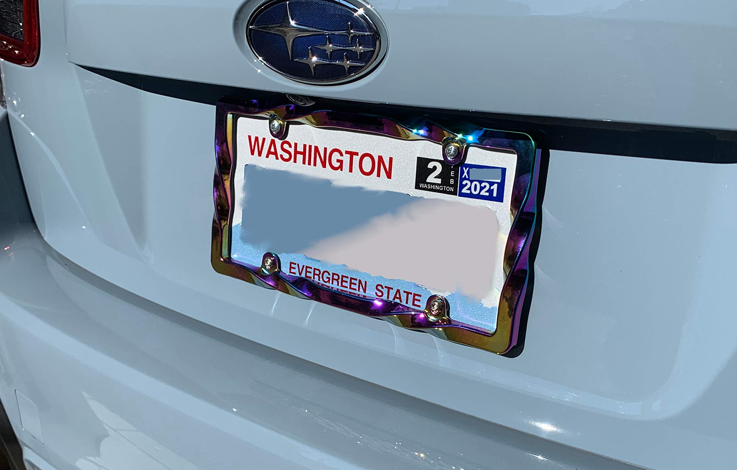 Cruiser Accessories 20720 Twist, Iridescent License Plate